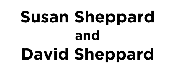 Susan Sheppard and David Sheppard